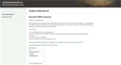 Desktop Screenshot of andereafzender.nl